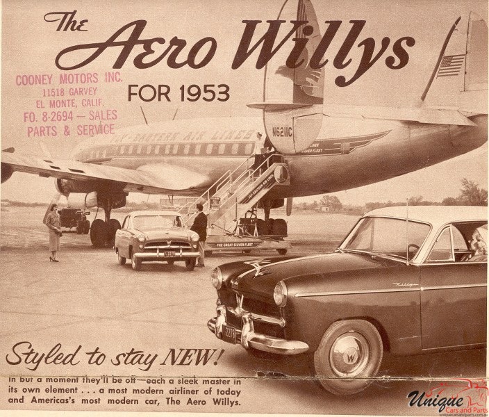 1953 Willys Aero Foldout Page 6